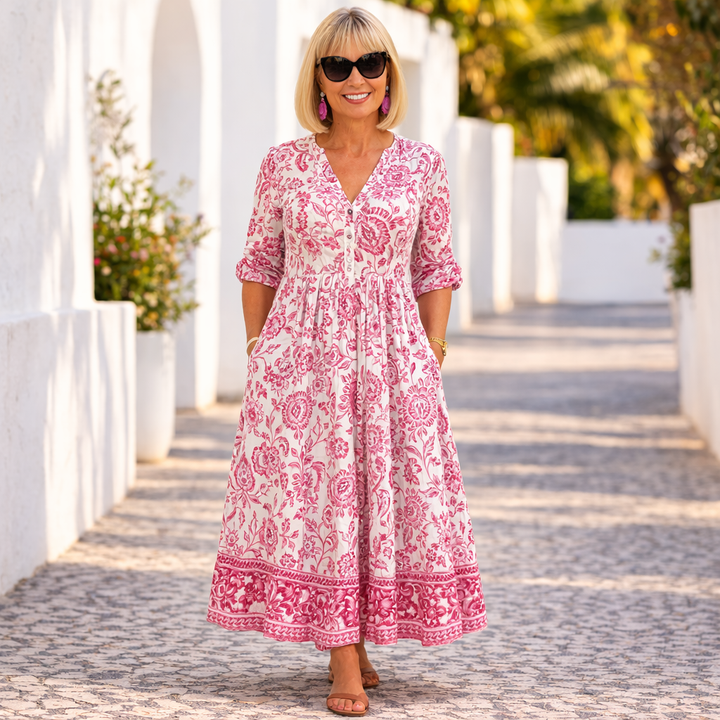 Elly | Elegant Floral Dress with a Relaxing Vibe