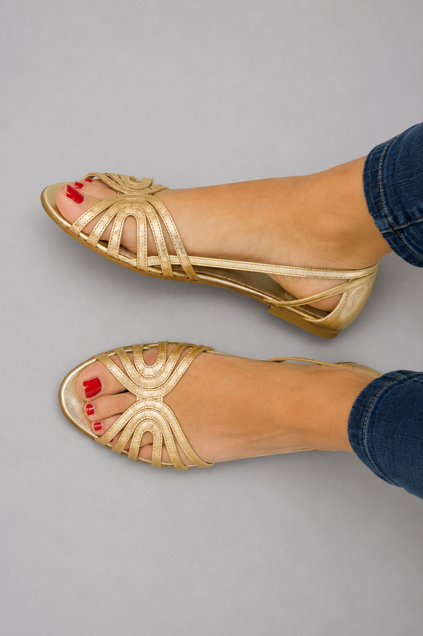 Eleonora - Golden Summer Glow Sandals