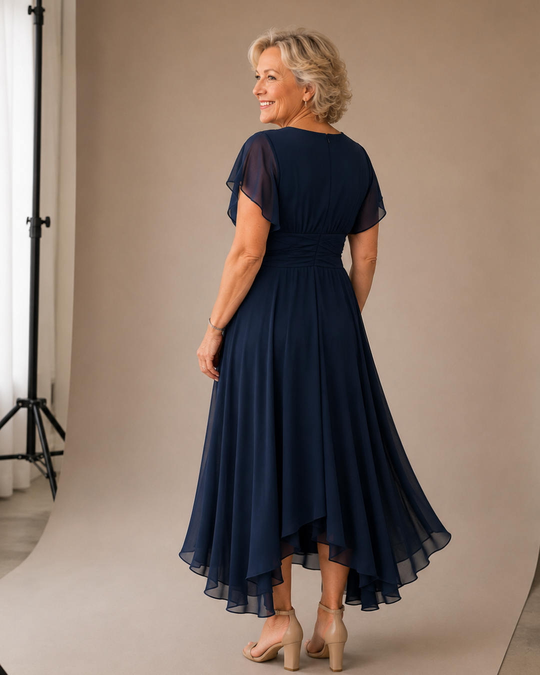 Aino™ | V-Neck A-Line Dress