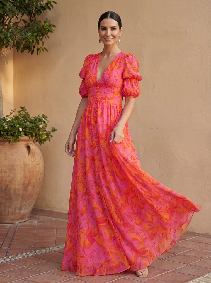 Aino | Colorful Maxi Dress