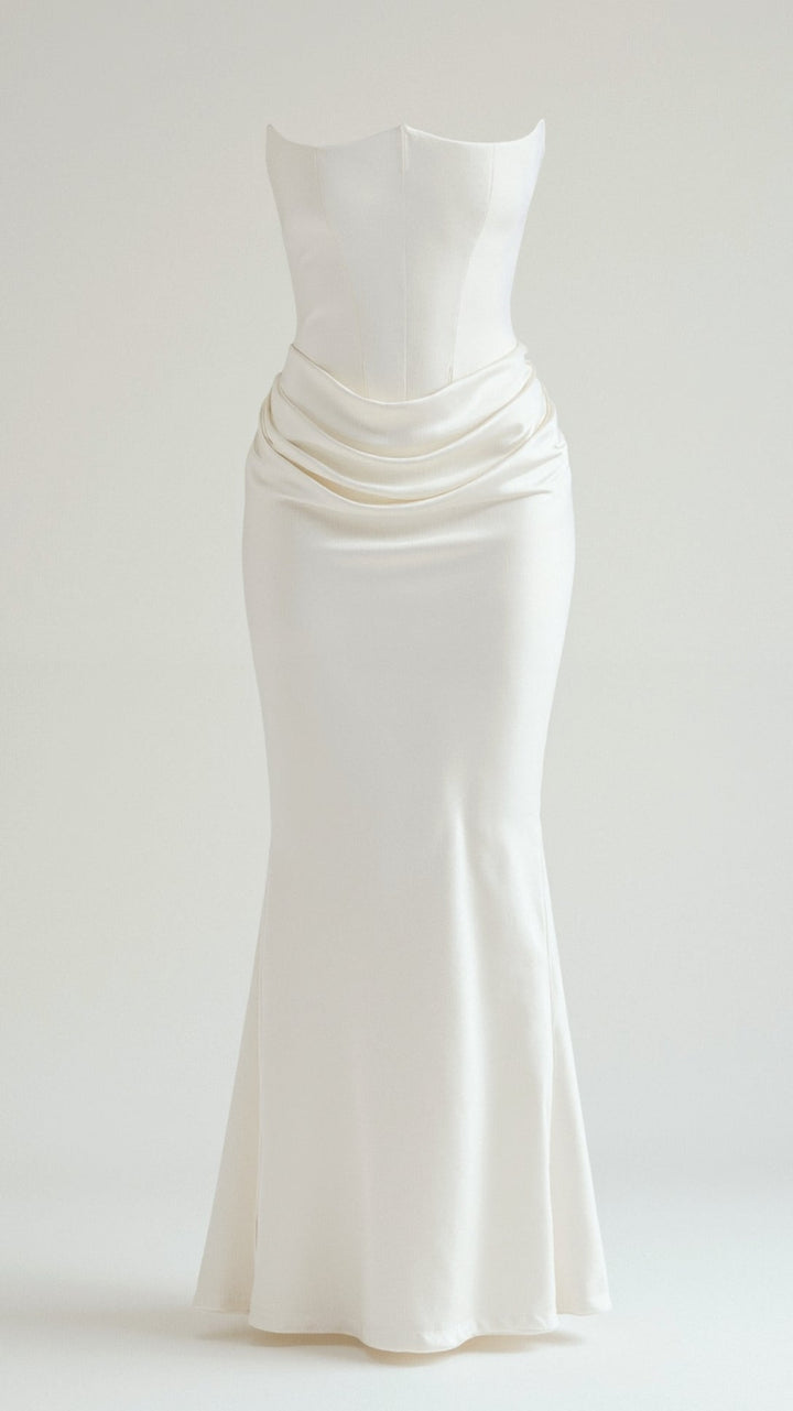 Esmeralda - Long Dress with Corset Bodice