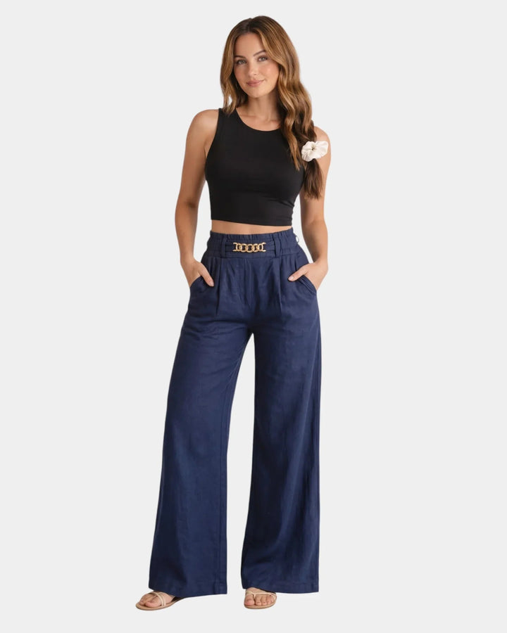Audrey - Stylish Wide Leg Pants