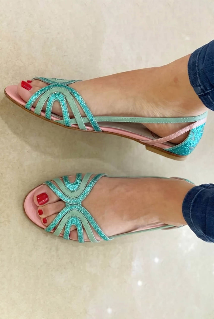 Eleonora - Golden Summer Glow Sandals
