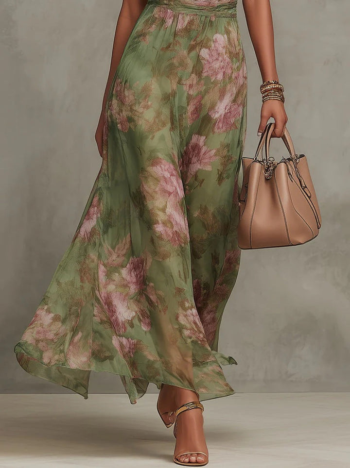 Anni - Pleated Maxi Dress