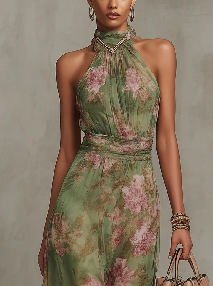 Anni - Pleated Maxi Dress
