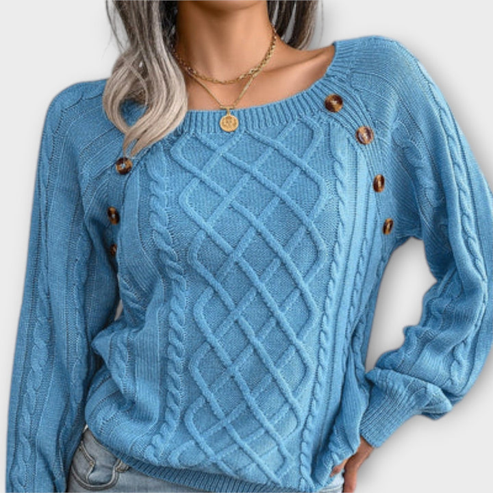 Malia - knitted jacket with buttons