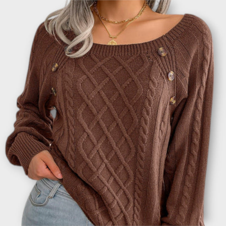 Malia - knitted jacket with buttons
