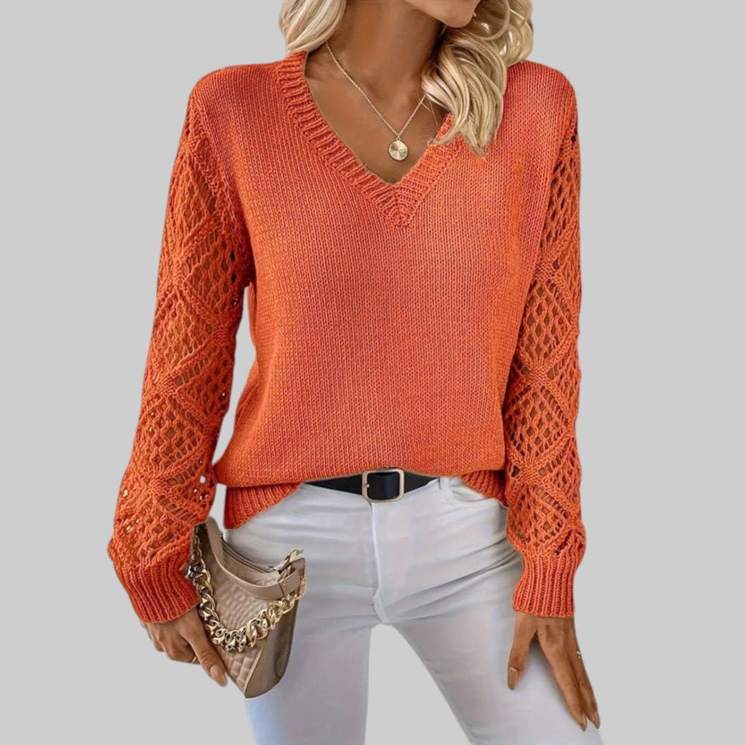 Le Clair | Informal Cotton V-Neck T-Shirt