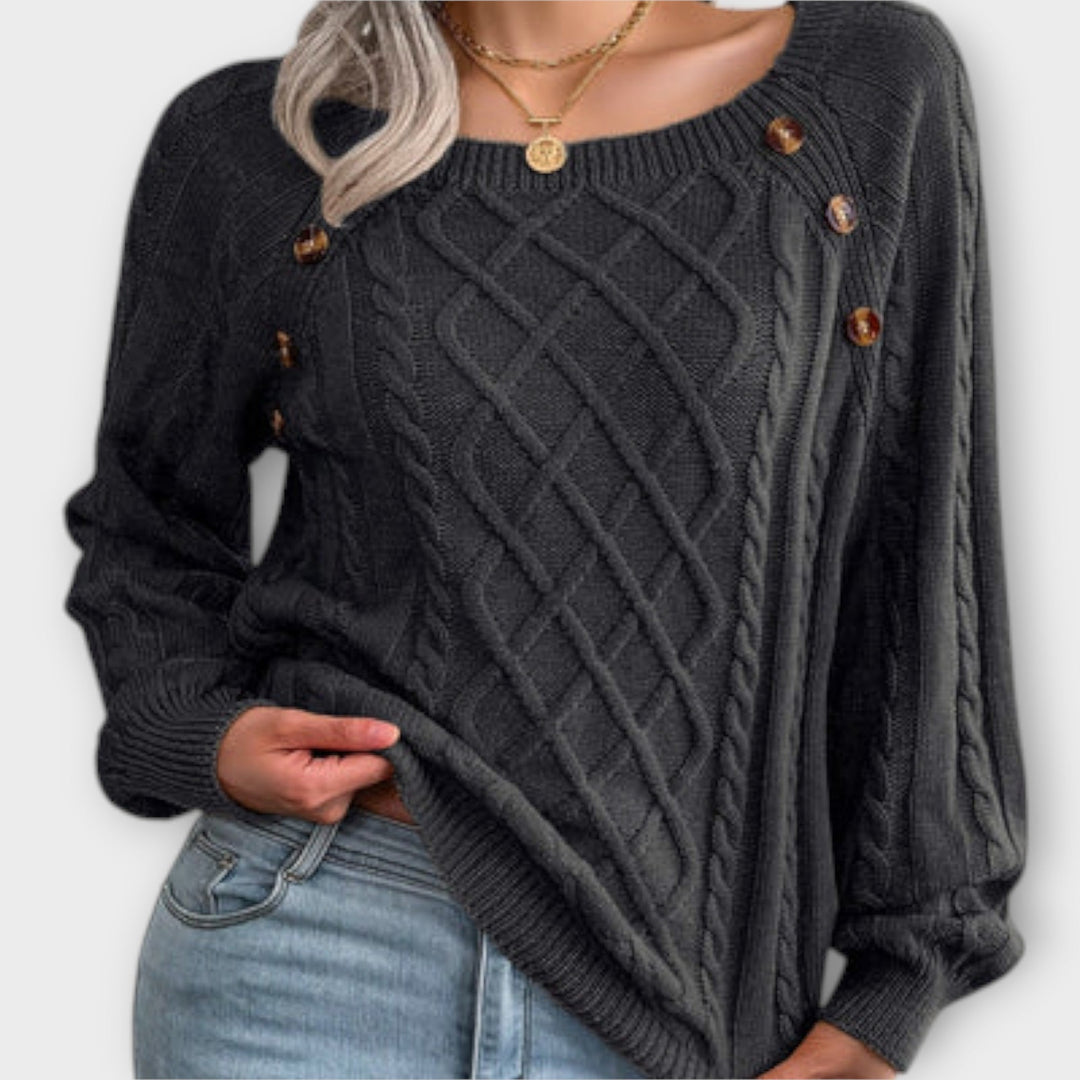 Malia - knitted jacket with buttons