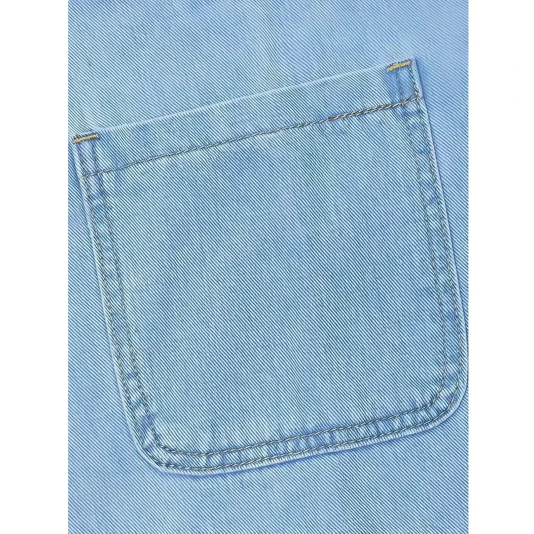 Saylor | Relaxed Denim-Style Dress