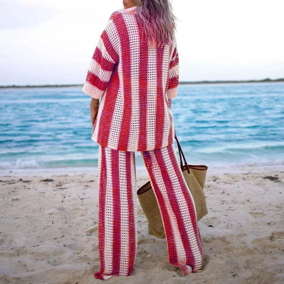 Zenaida™ | Crocheted Kimono and Pants