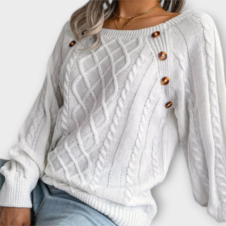 Malia - knitted jacket with buttons