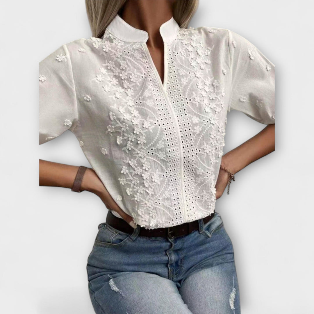 Élise - Mila sweater with luxurious embroidery