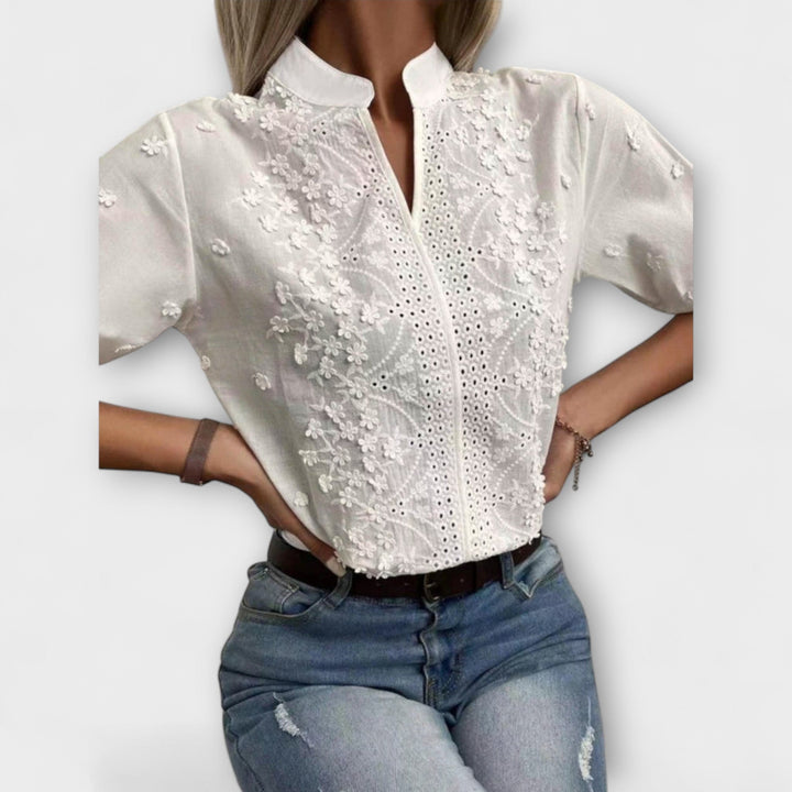 Élise - Mila sweater with luxurious embroidery
