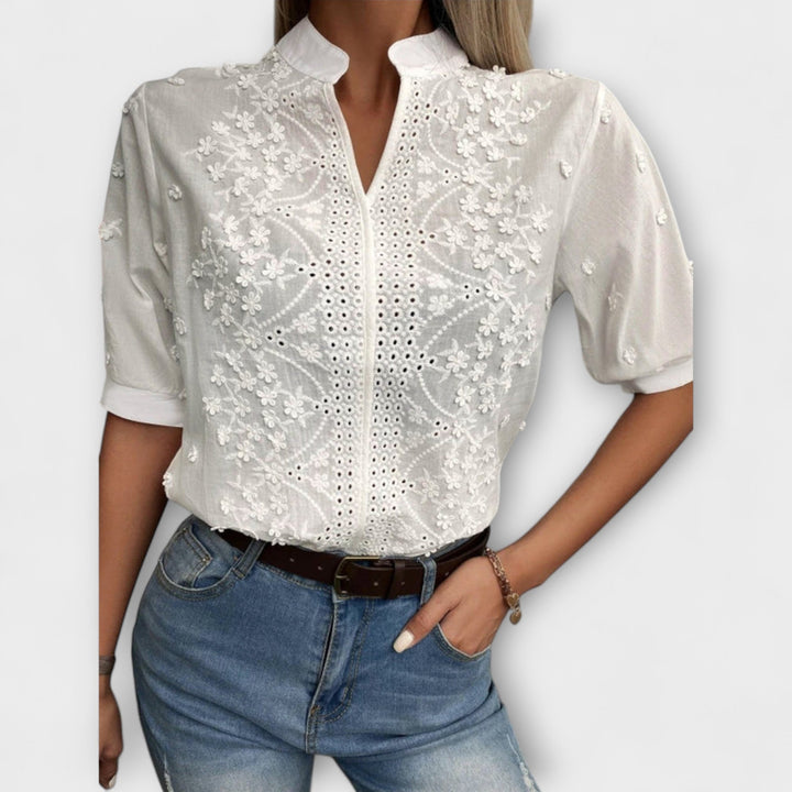 Élise - Mila sweater with luxurious embroidery