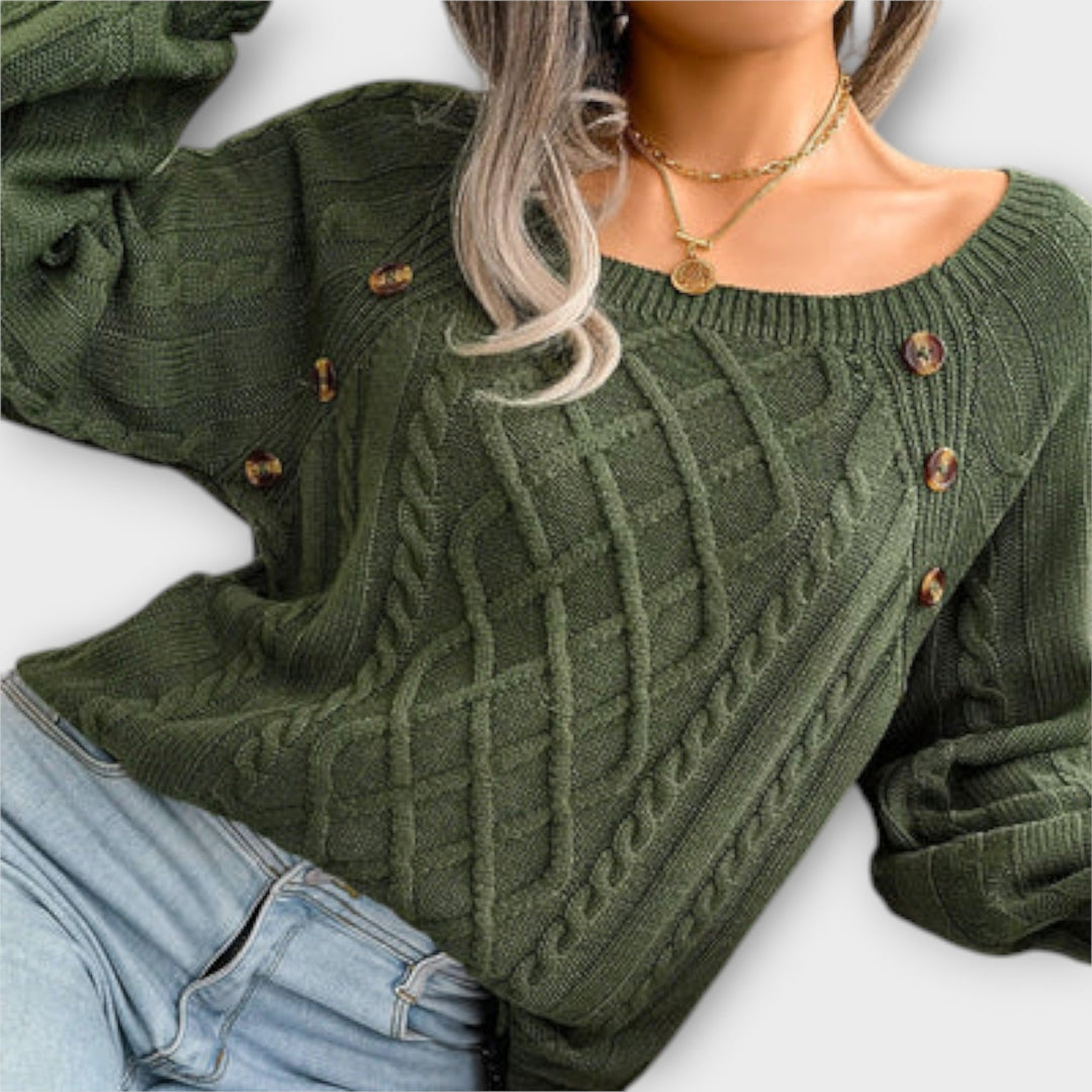 Malia - knitted jacket with buttons