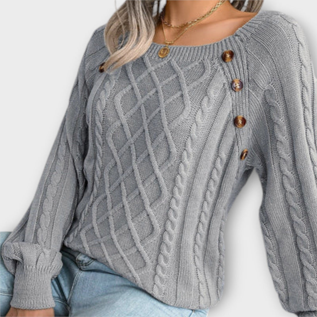 Malia - knitted jacket with buttons