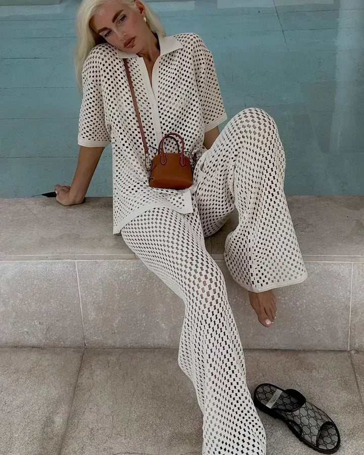 Zenaida™ | Crocheted Kimono and Pants