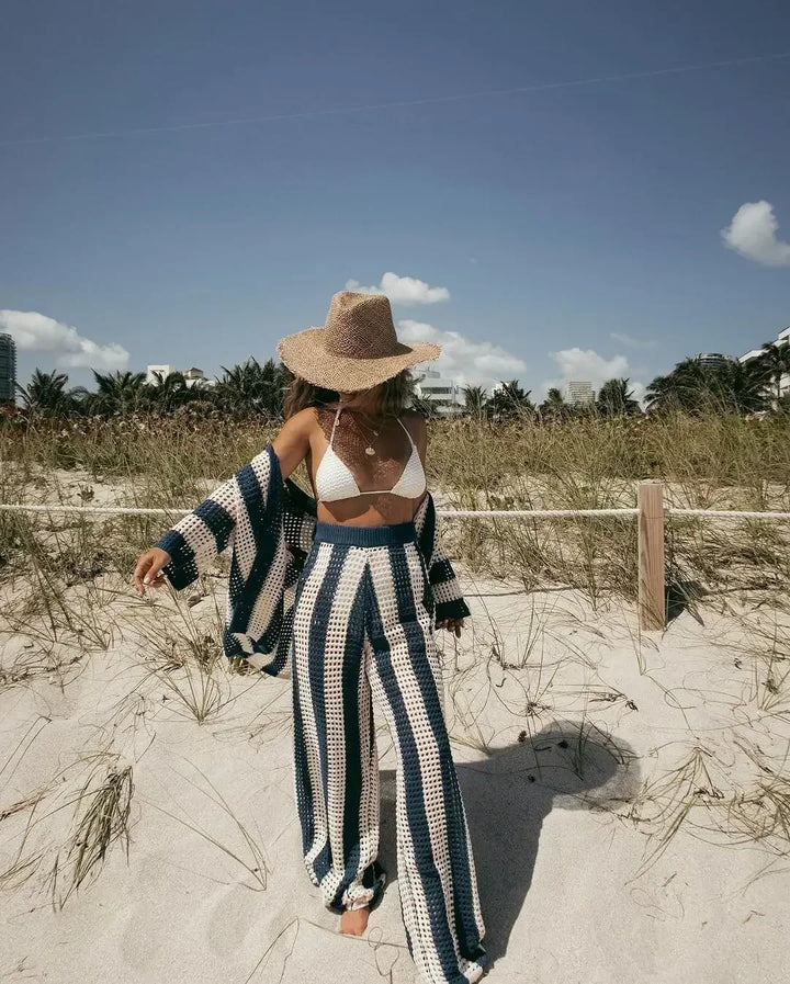 Zenaida™ | Crocheted Kimono and Pants