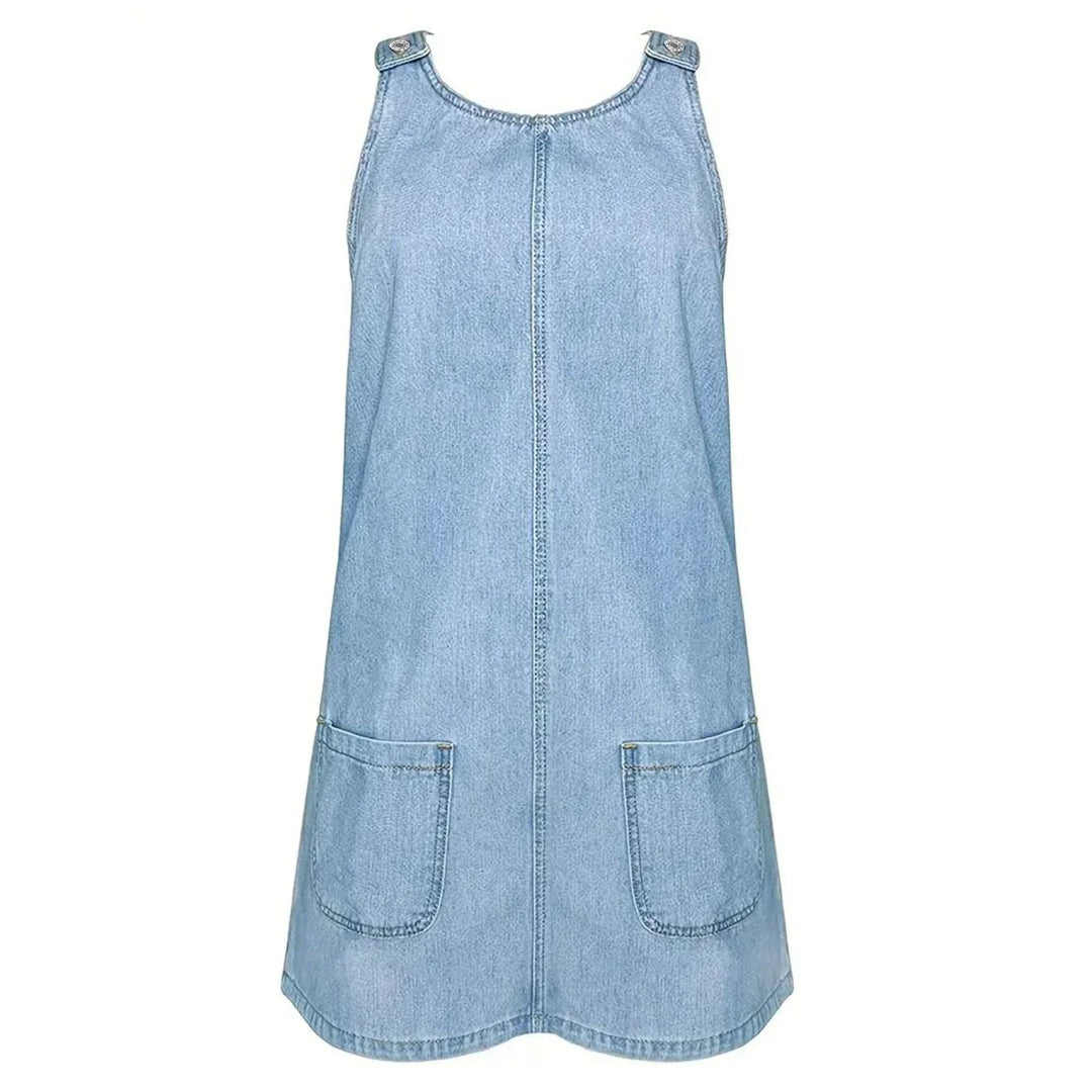 Saylor | Relaxed Denim-Style Dress