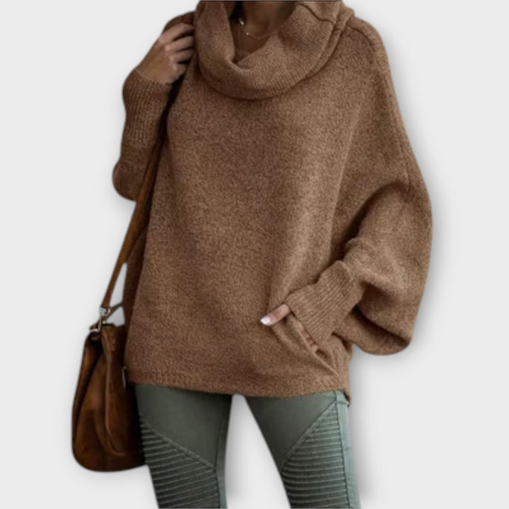 Ulrike - Stylish Turtleneck Women's Sweater