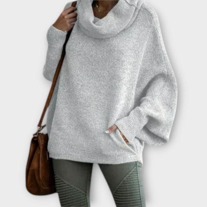 Ulrike - Stylish Turtleneck Women's Sweater