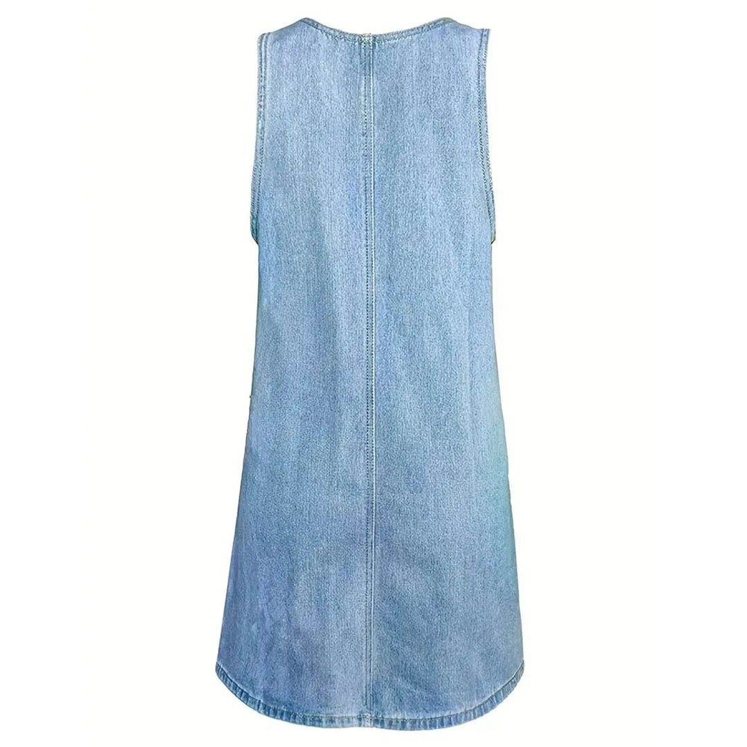 Saylor | Relaxed Denim-Style Dress