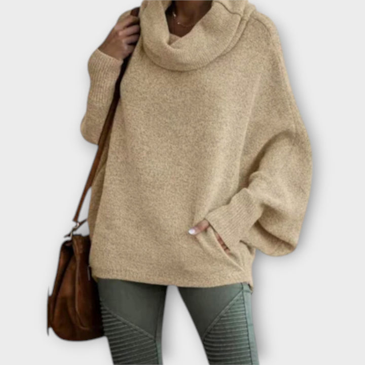 Ulrike - Stylish Turtleneck Women's Sweater