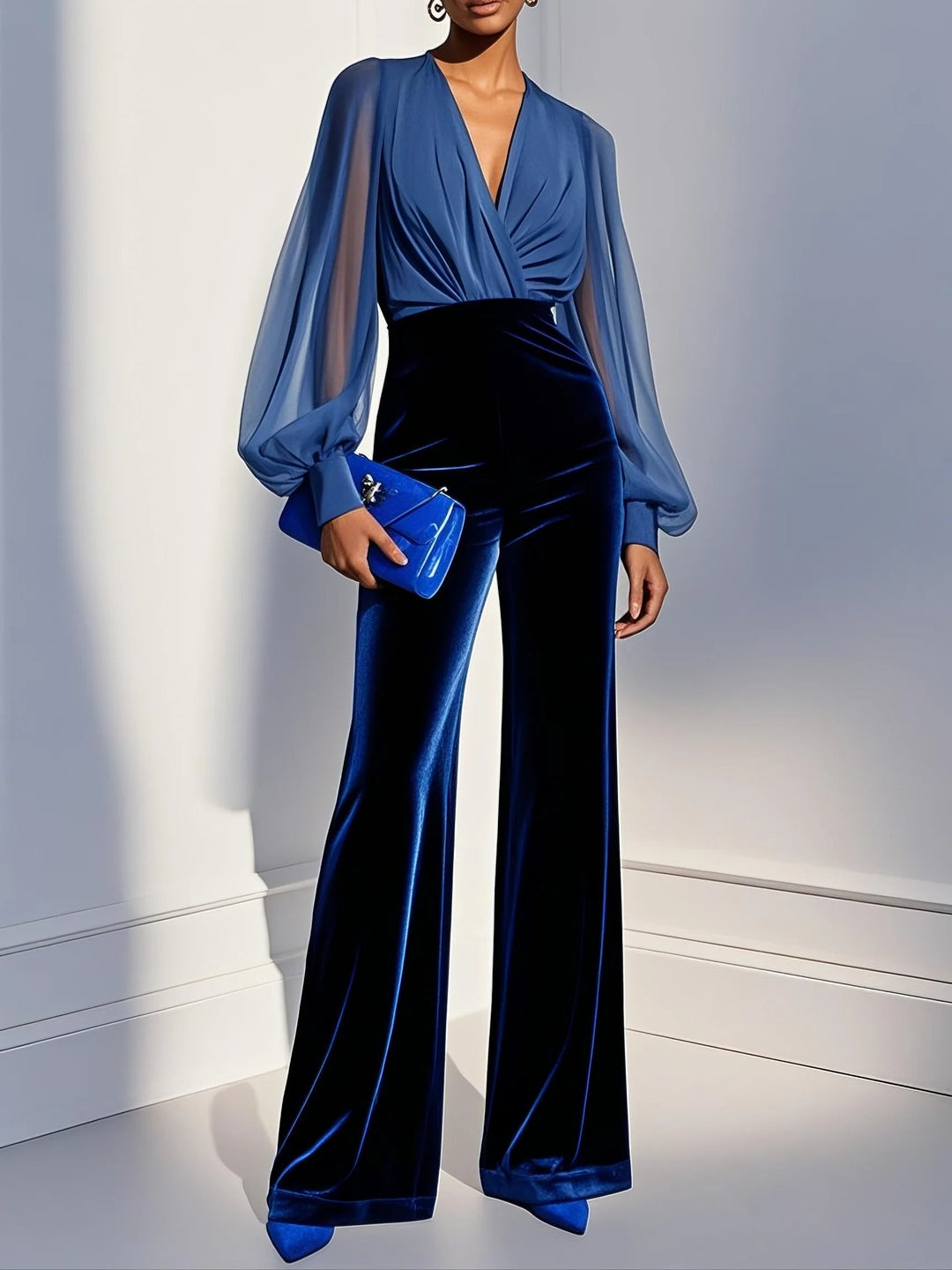Maud™ - Stylish Jumpsuit with V-Neck