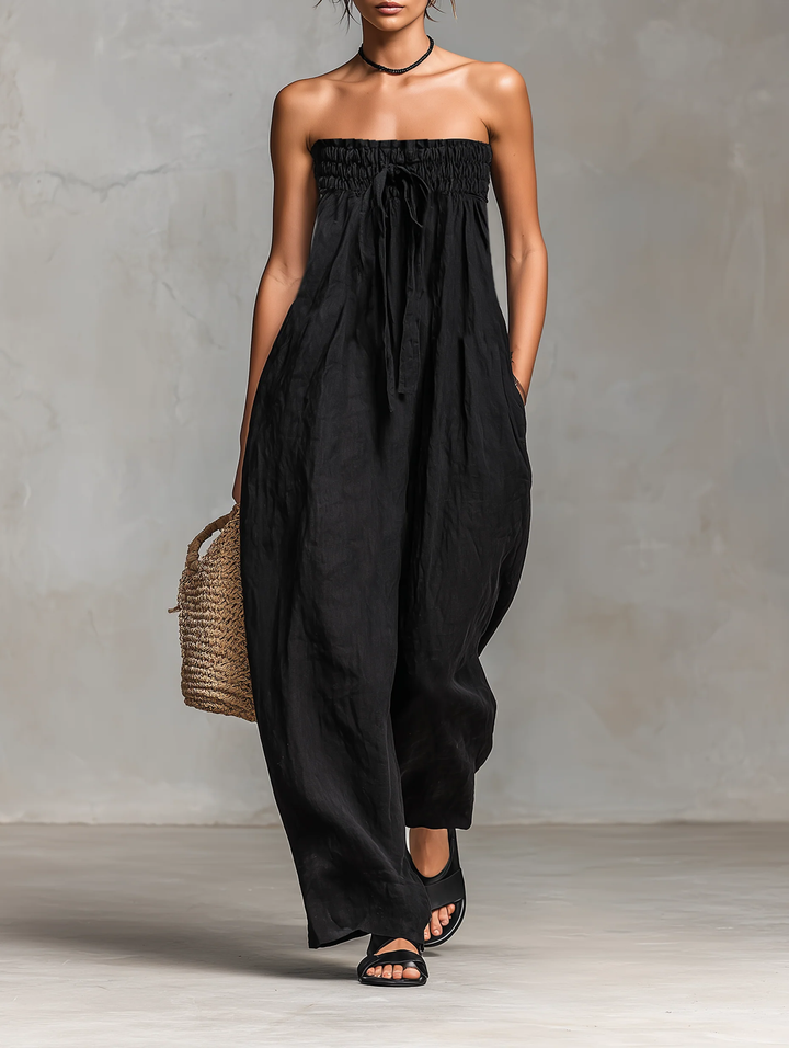 Nina™ - Stylish Strapless Jumpsuit