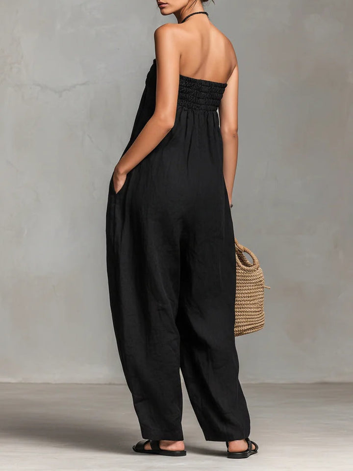 Nina™ - Stylish Strapless Jumpsuit