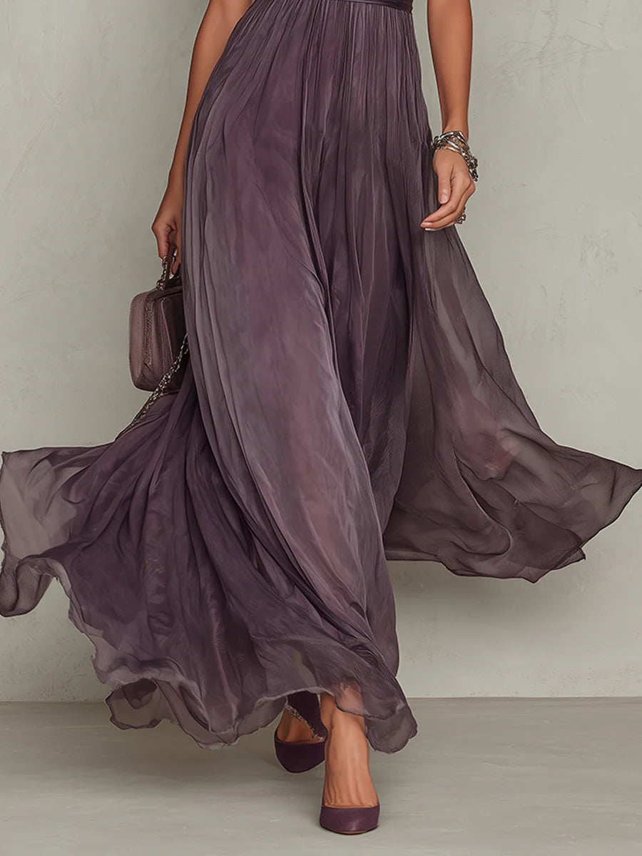 Mirela Long Dress - Sophisticated Charm