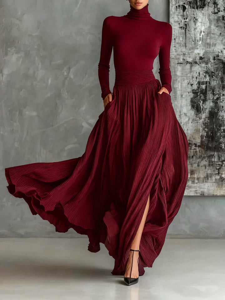 Eva™ - Stylish Pleated Skirt Set