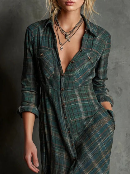 Liisa - Long Shirt Dress