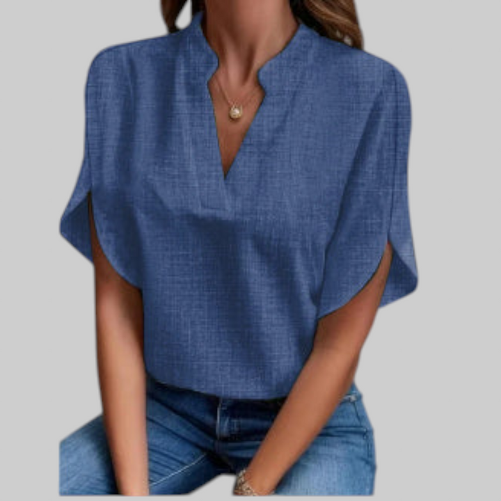 Carla | Luxurious V-Neck Top