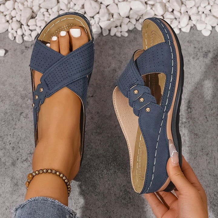 Estelle - Orthopedic Wedge Sandals