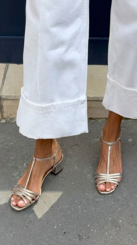 Allegra - Golden Everyday Elegance Sandals