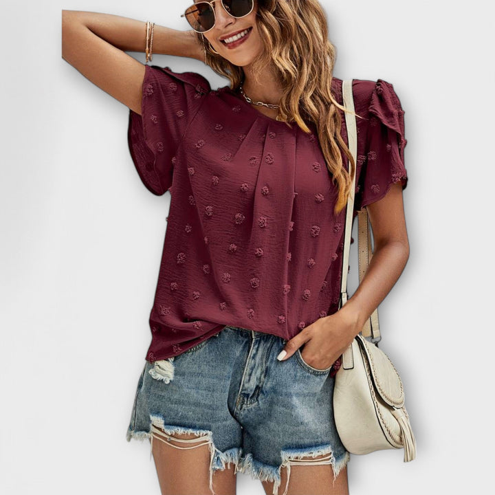 Charlotte - Ideal Polka Dots Blouse