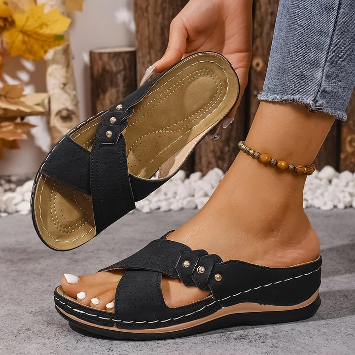 Estelle - Orthopedic Wedge Sandals