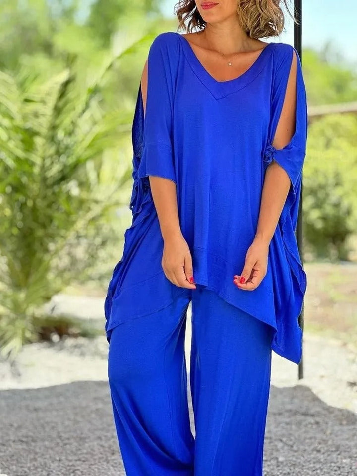 Ursula™ | Open Shoulder Tunic Set and Pants