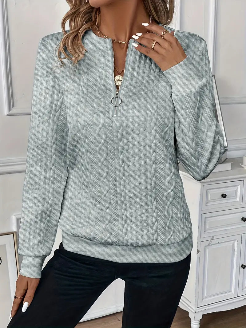 Amy | Zippered Knit