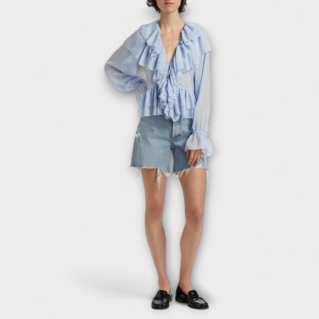 Martha - Soraya Ruffle Blouse