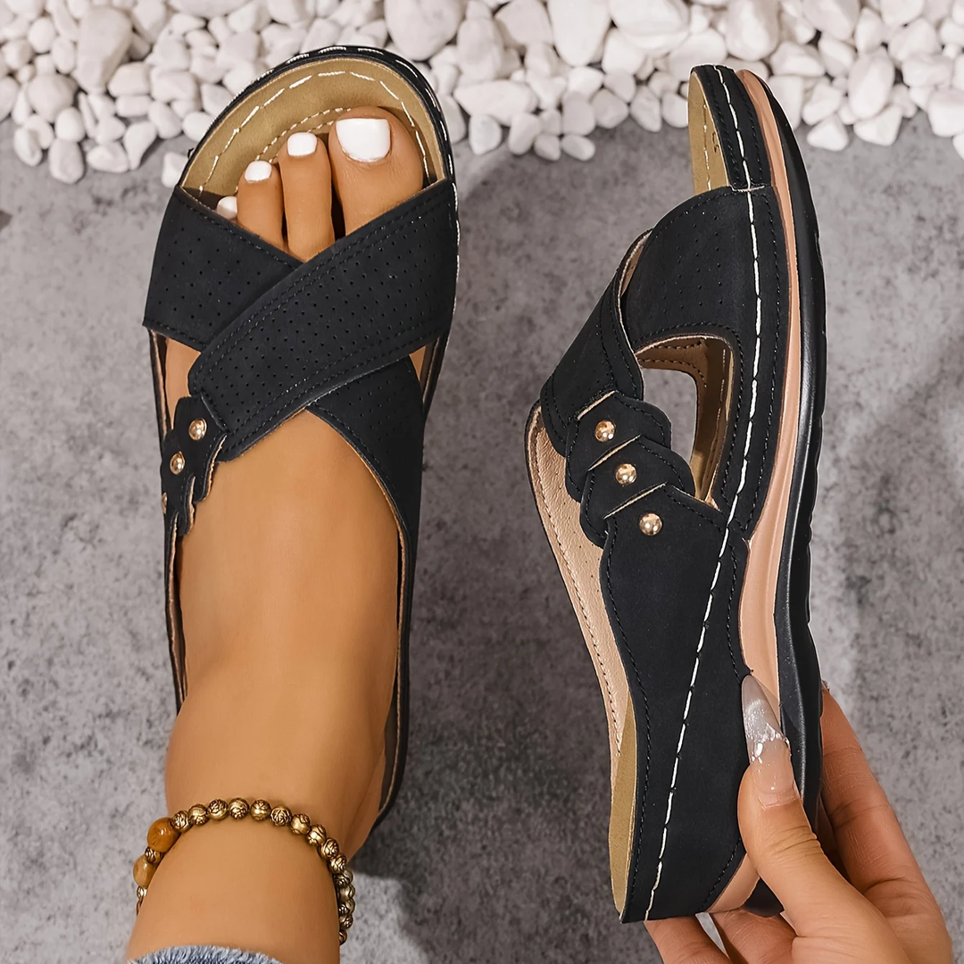 Estelle - Orthopedic Wedge Sandals