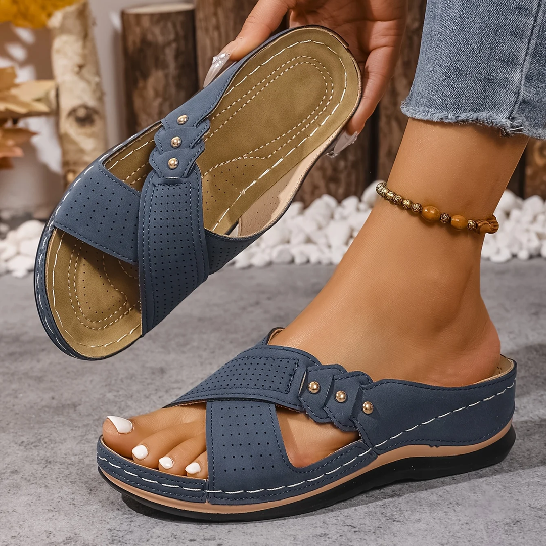 Estelle - Orthopedic Wedge Sandals