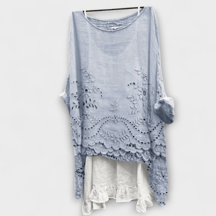 Ella – Blouse with Double Hem