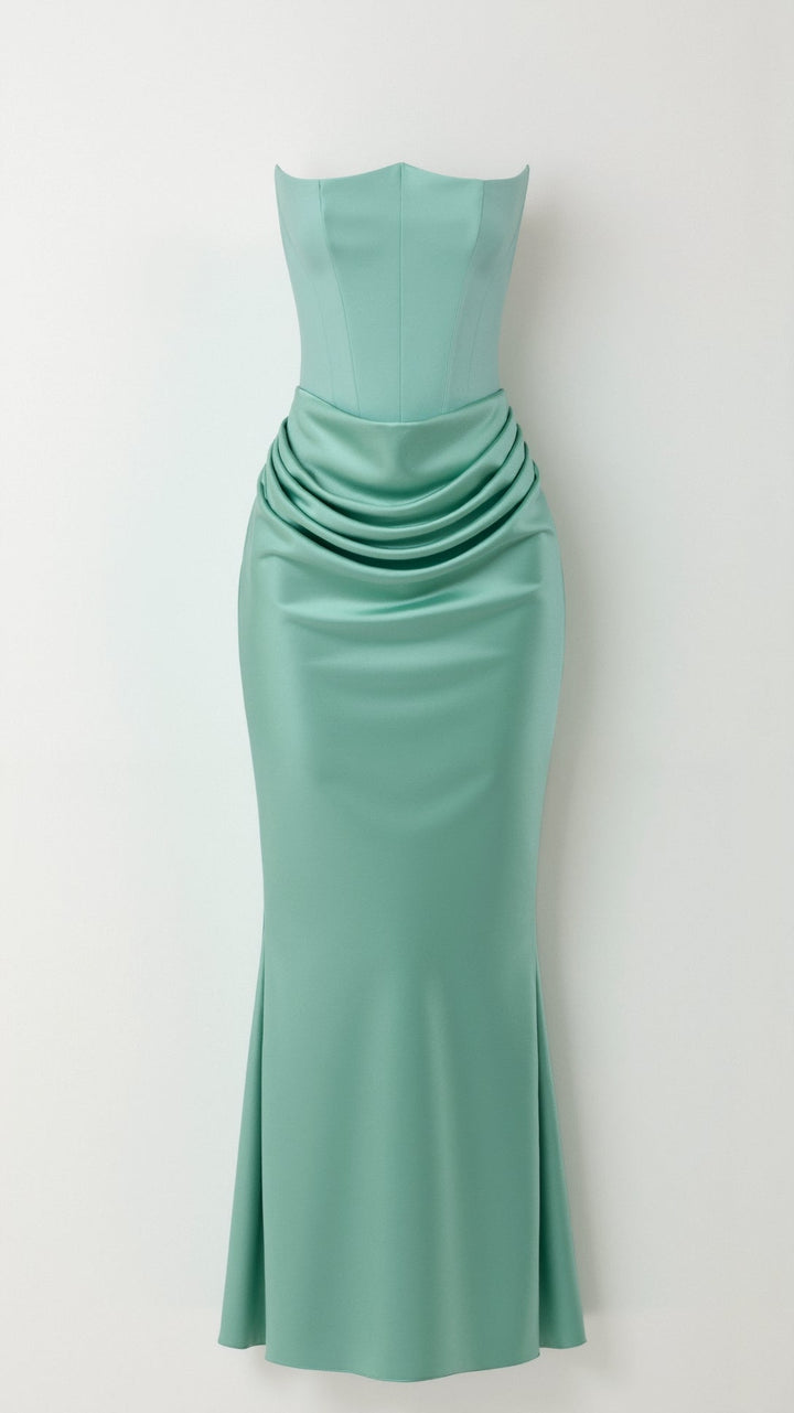Esmeralda - Long Dress with Corset Bodice
