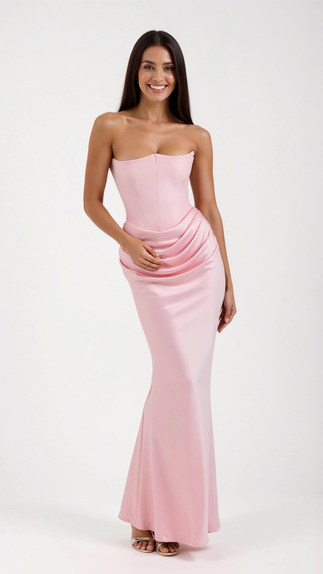 Esmeralda - Long Dress with Corset Bodice