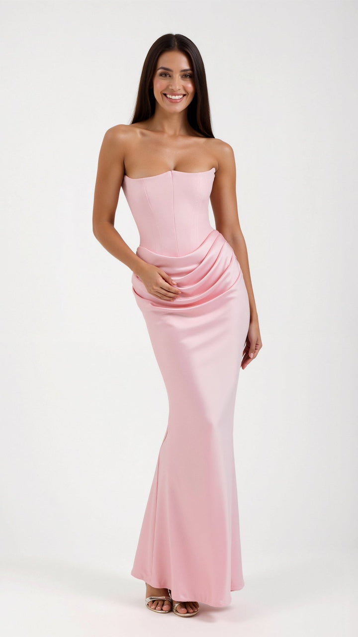 Esmeralda - Long Dress with Corset Bodice