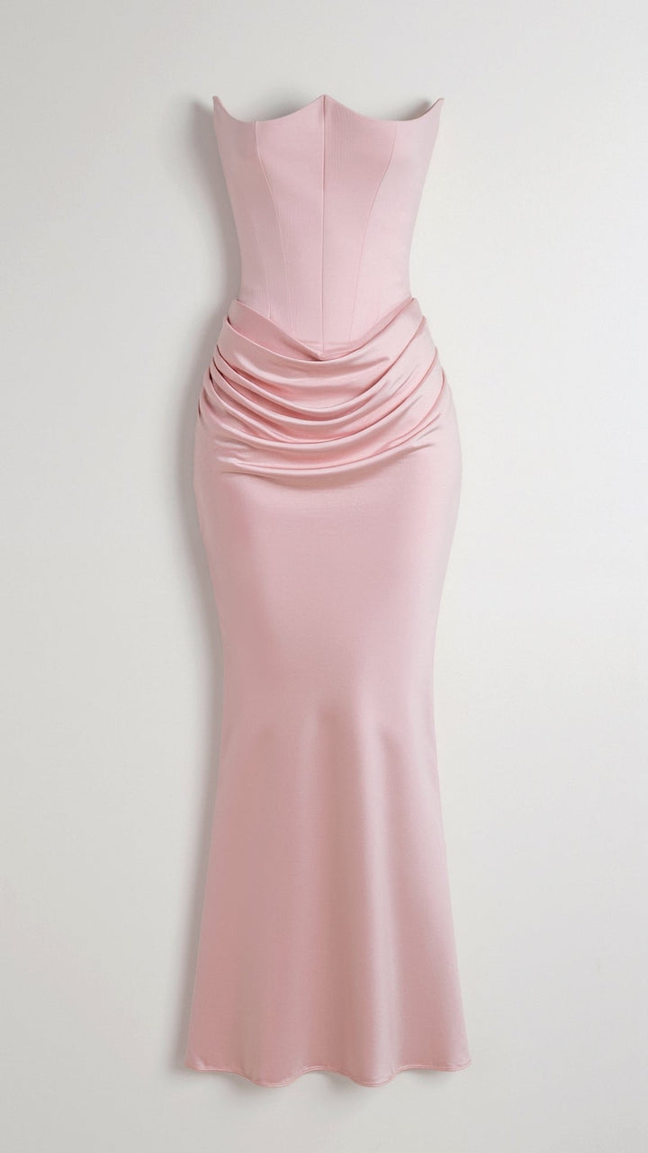 Esmeralda - Long Dress with Corset Bodice
