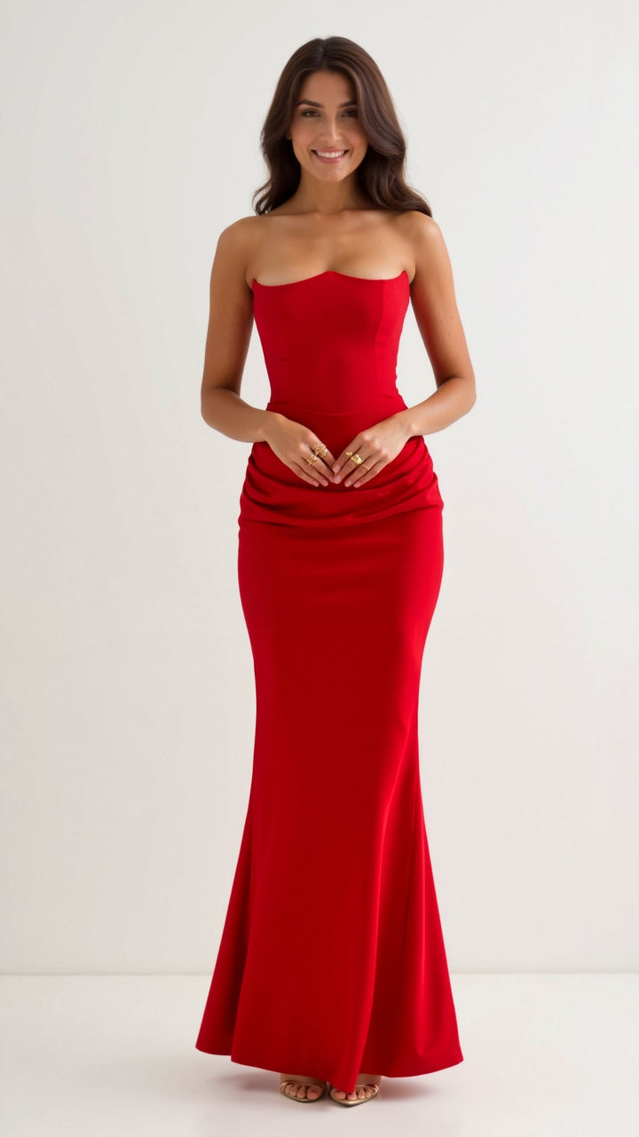 Esmeralda - Long Dress with Corset Bodice